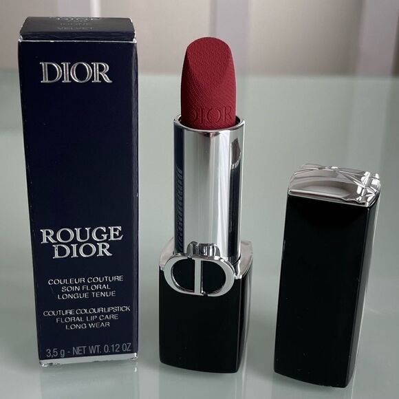 NIB DIOR Rouge Dior Refillable Velvet Lipstick - Picture 1 of 5
